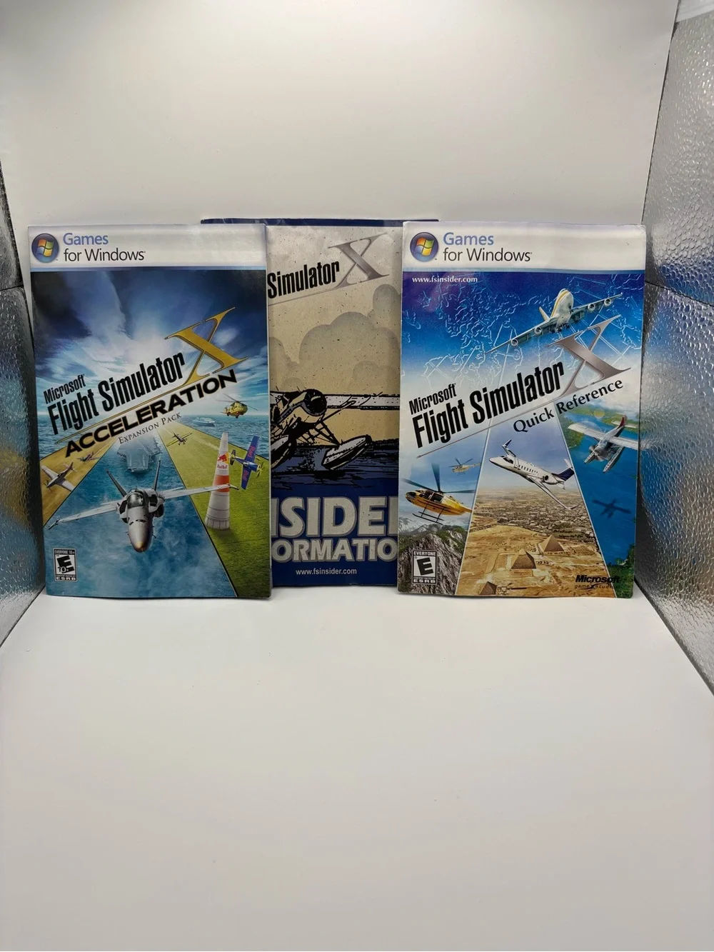 Microsoft Flight Simulator X Gold Edition PC DVD Complete FSX Deluxe + Accelerat